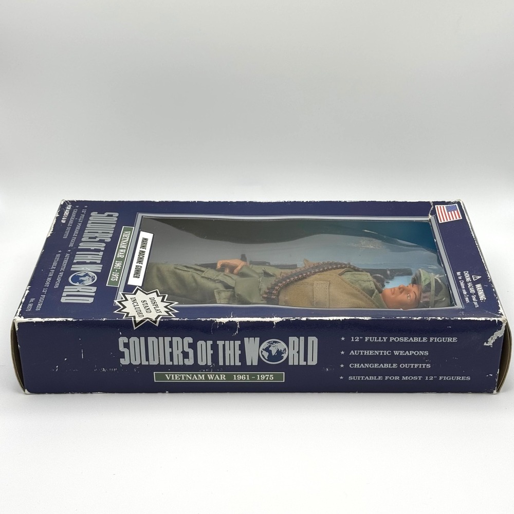 Vietnam War Marine Machine Gunner Soldiers Of The World 1998 Action Figure - Picture 6 of 9